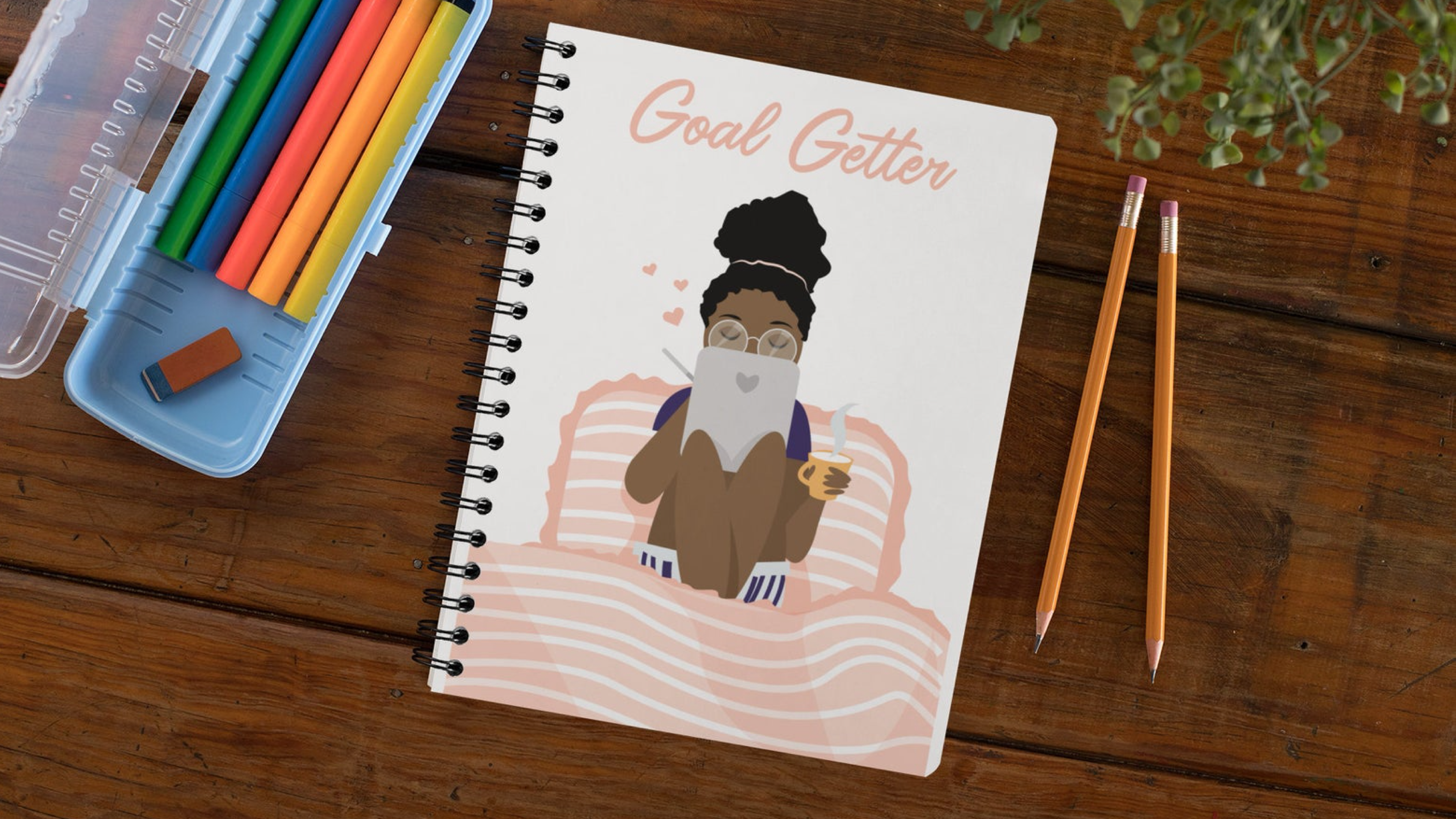 goal getter notebook to help you achieve success in the new year