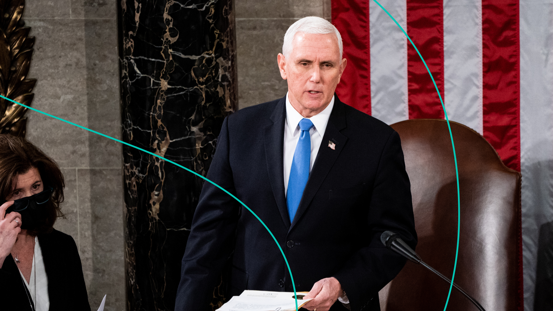 VP Mike Pence presides over a joint session of Congress to certify the 2020 Electoral College results