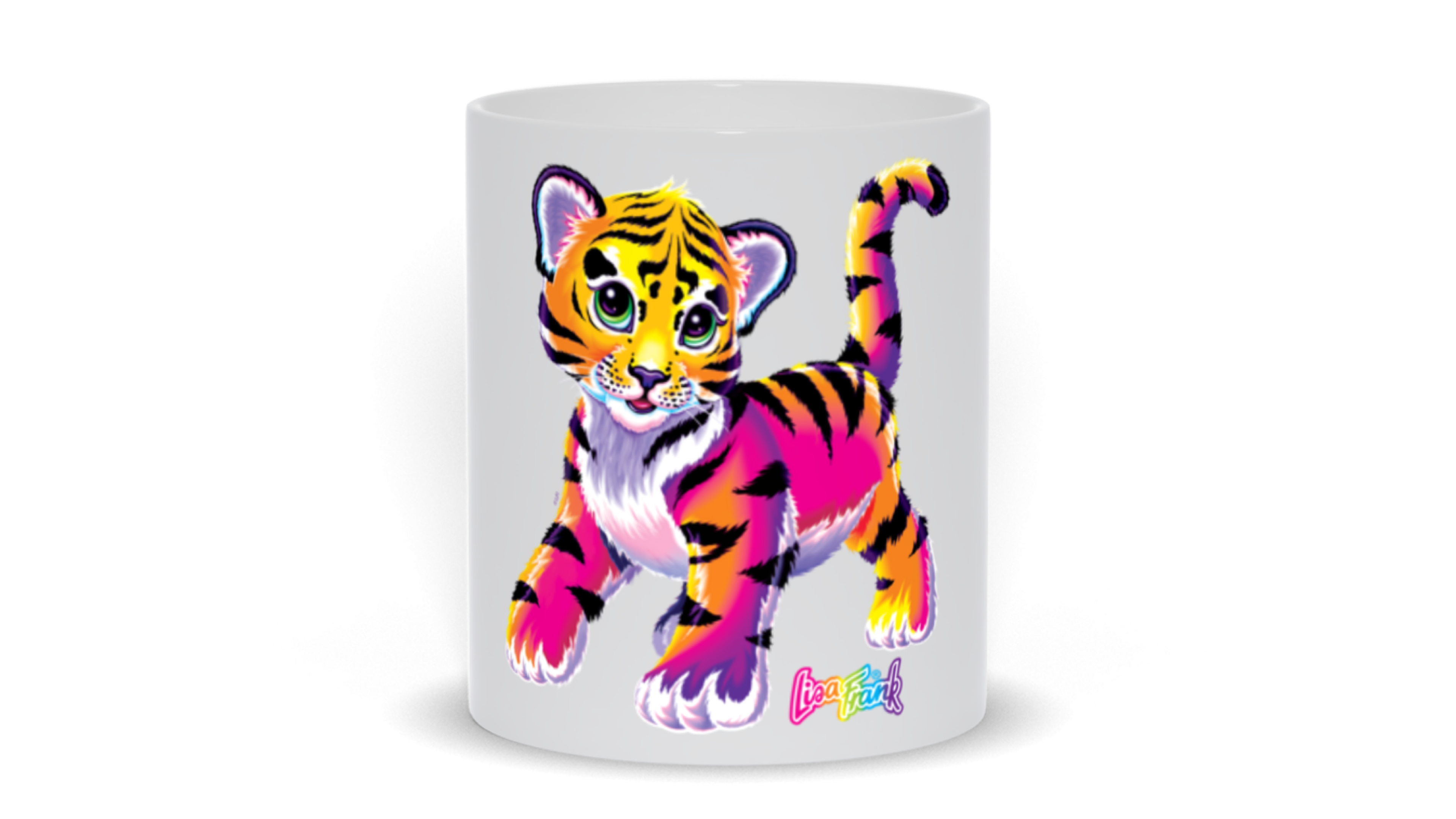 mug with lisa frank design