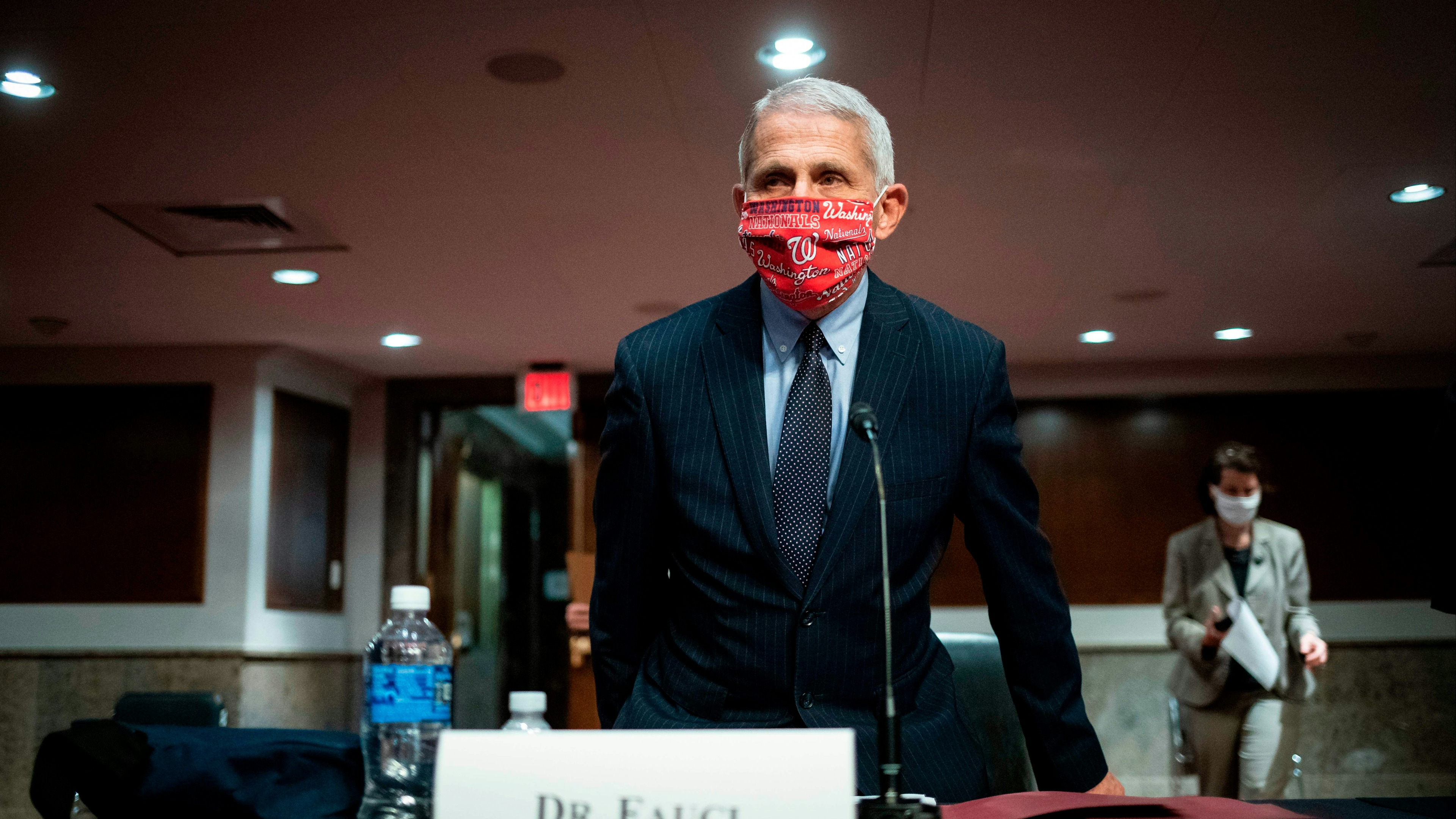 Anthony Fauci, director of the National Institute of Allergy and Infectious Diseases, at Senate hearing