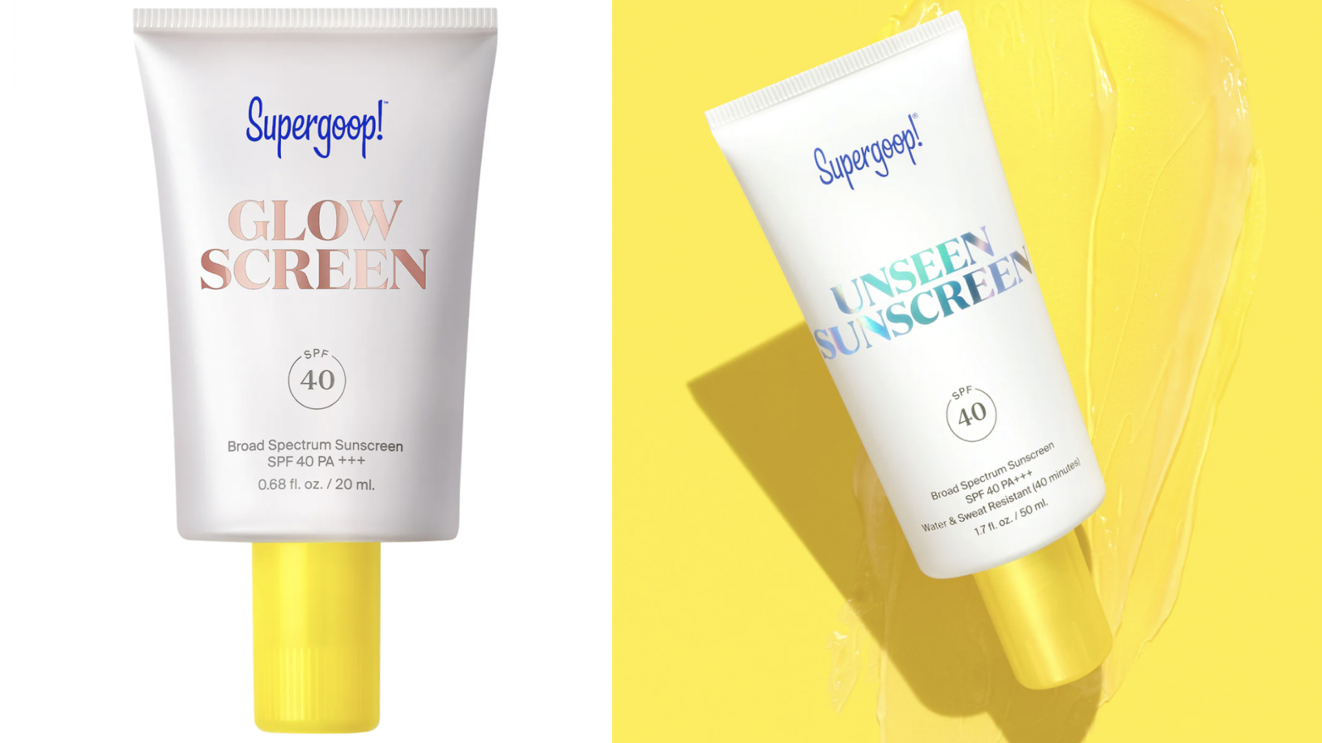 Supergroup sunscreen glowing skin