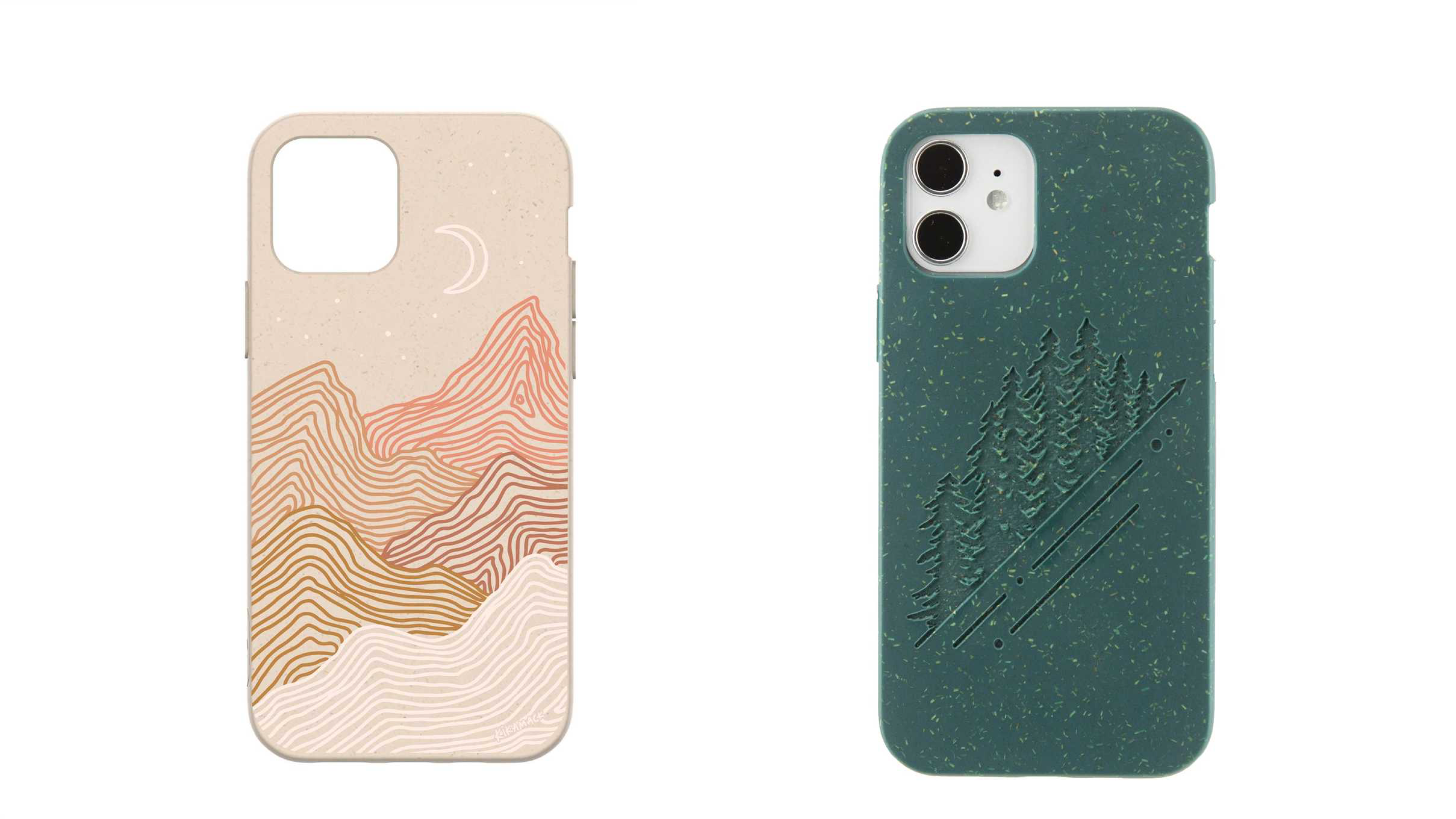 compostable phone case available in multiple designs