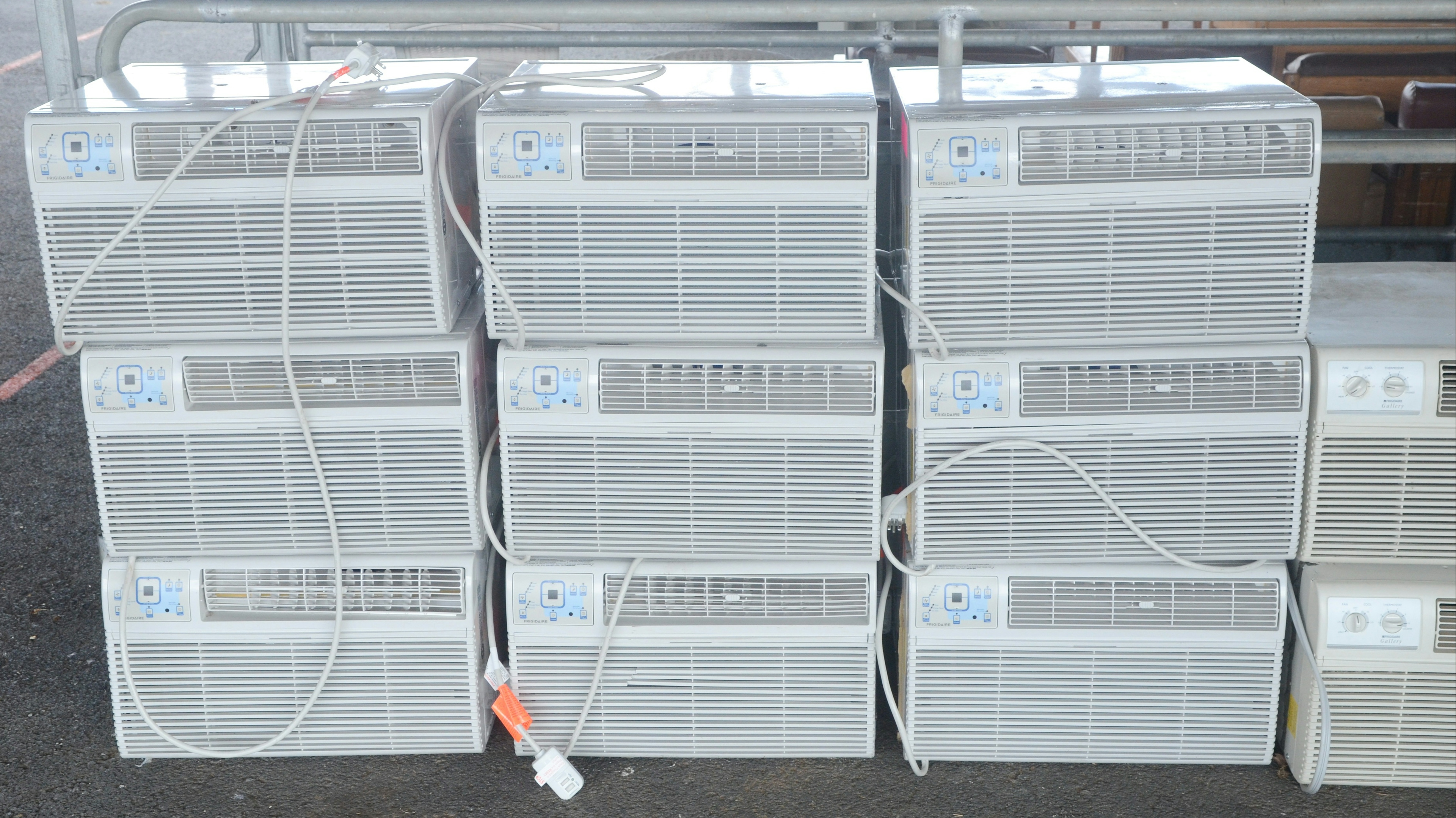 Air Conditioners to be auctioned off.