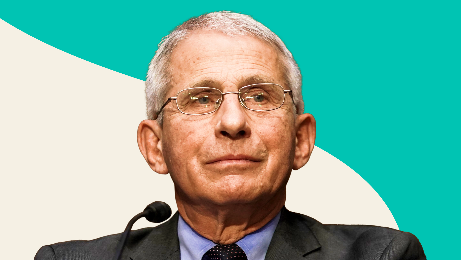 A photo of Dr. Fauci