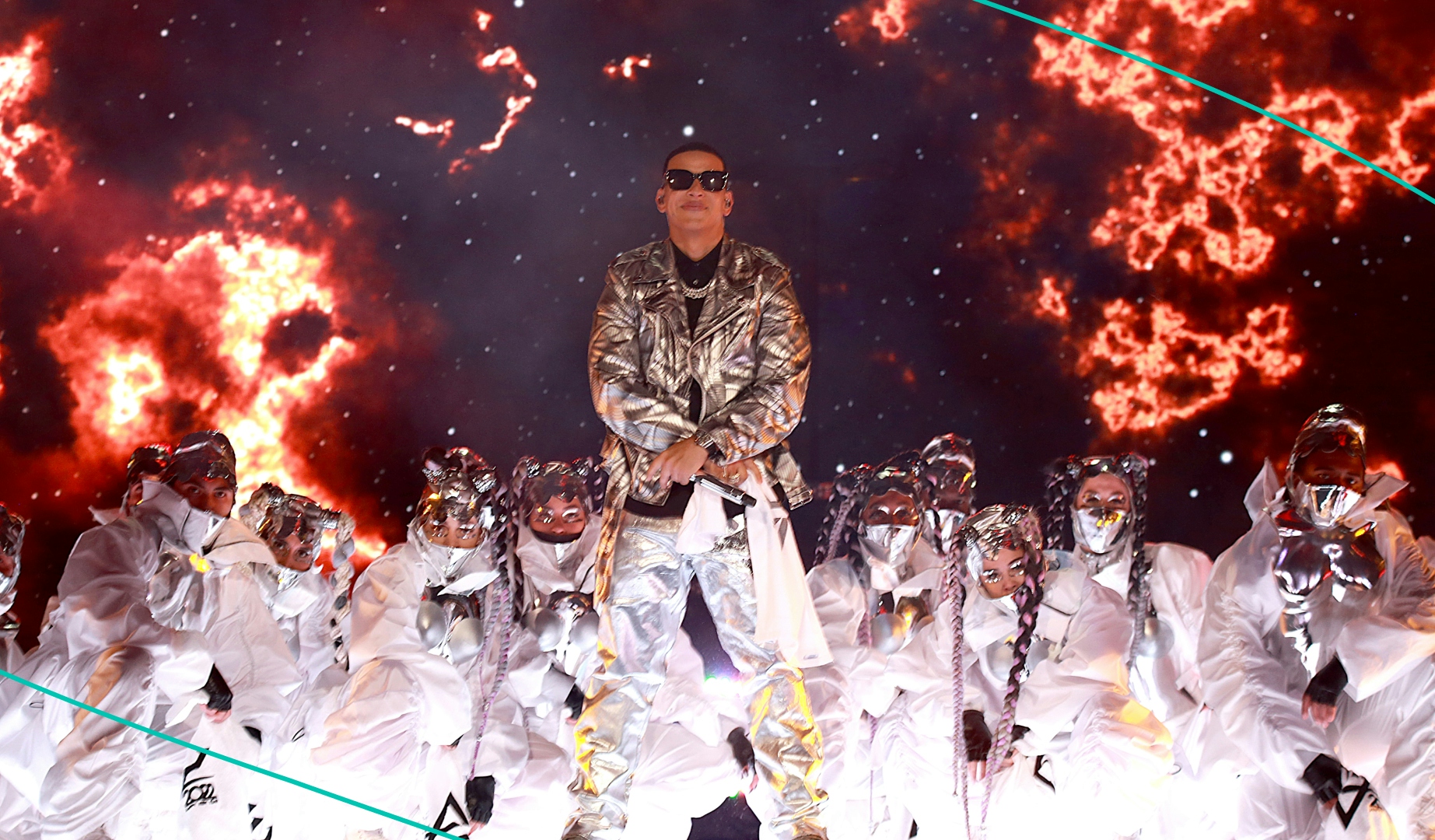 Daddy Yankee on stage performing