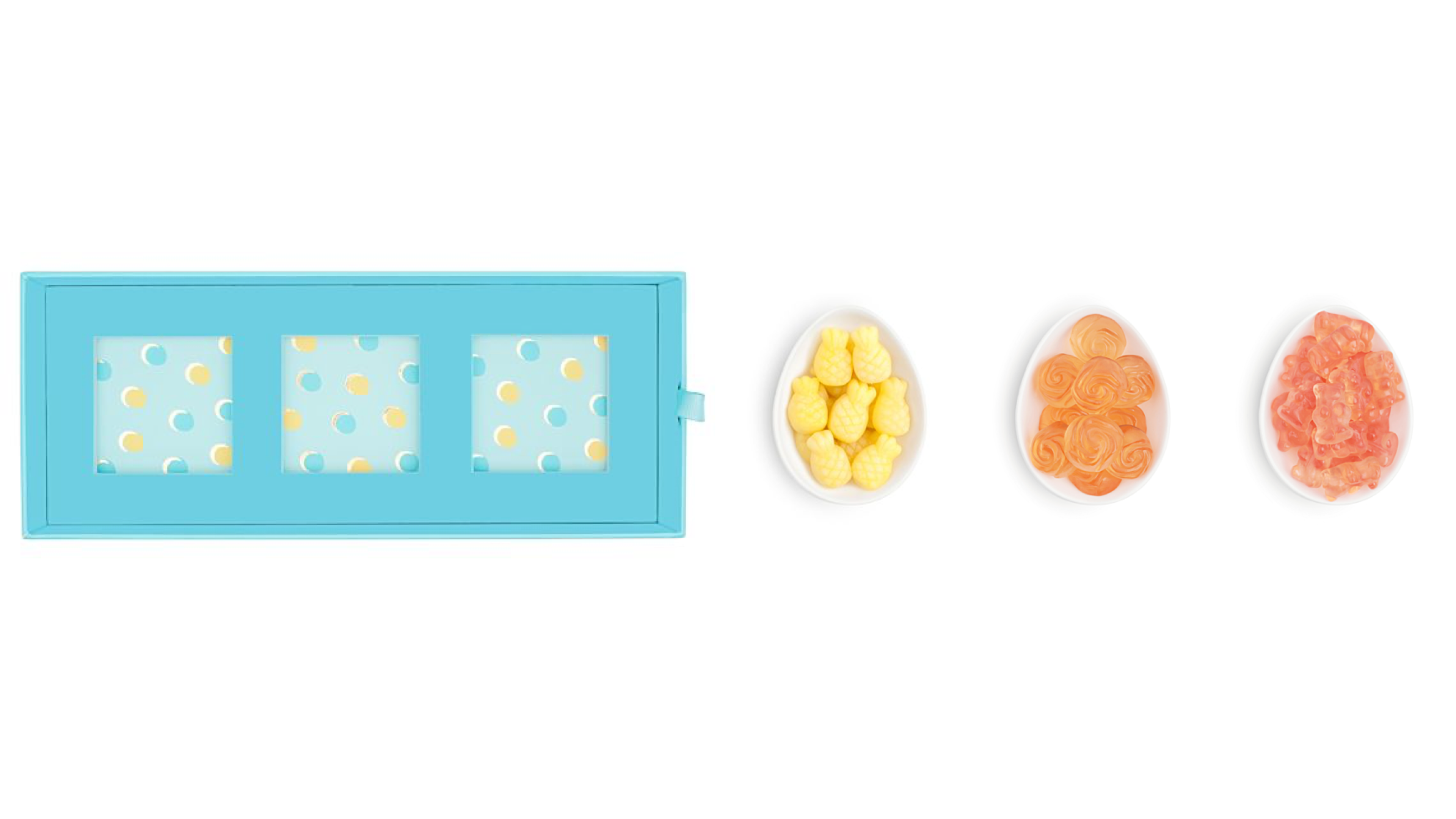 sugarfina thank you pack with three types of candies you can personalize