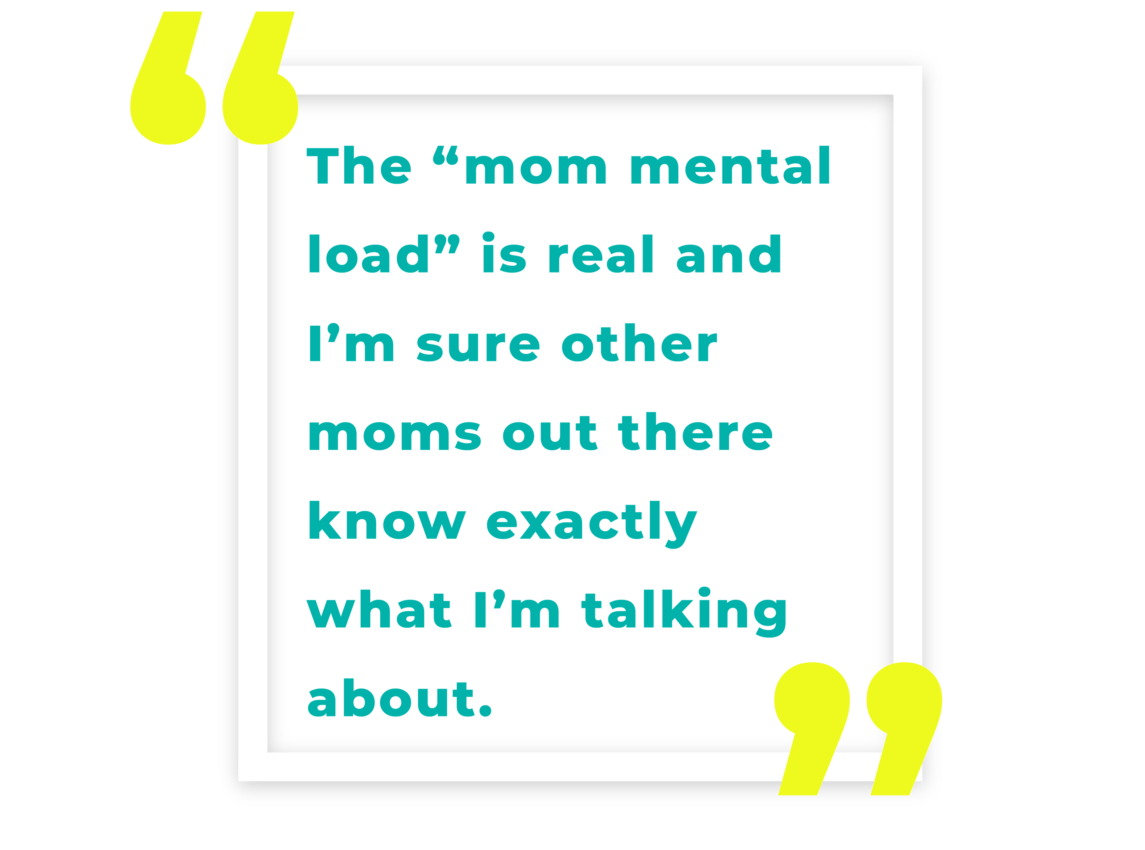 Bettina: the mom mental load