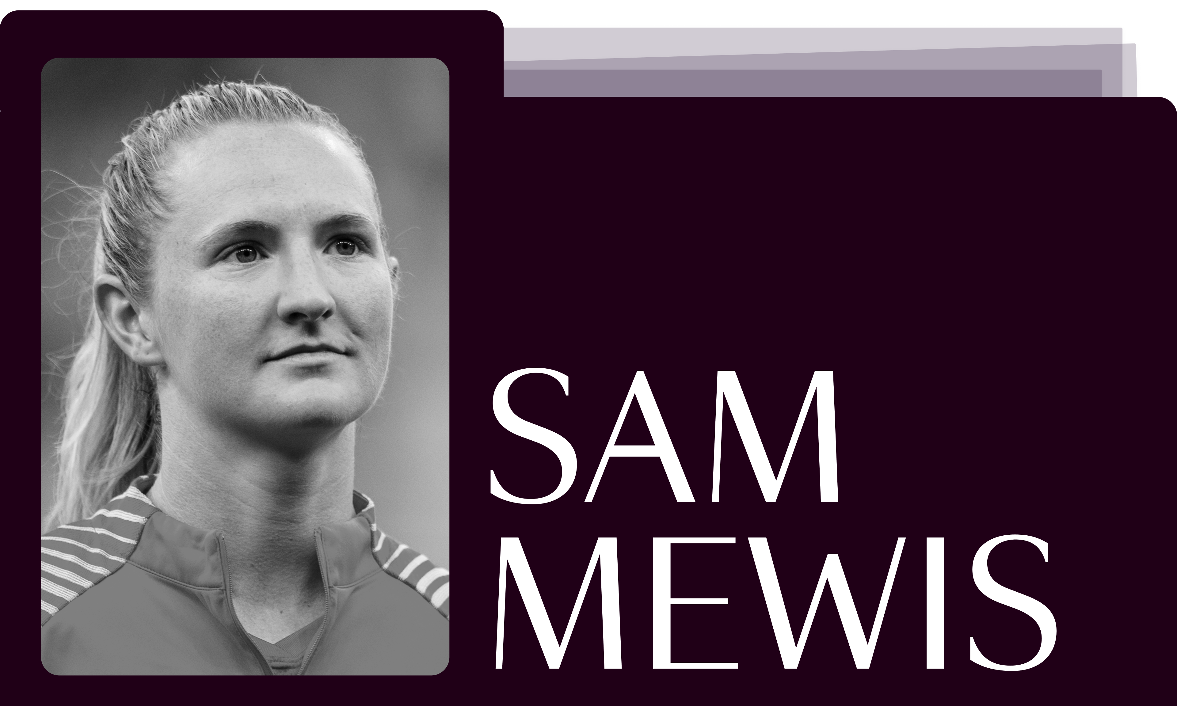 Soccer player Sam Mewis