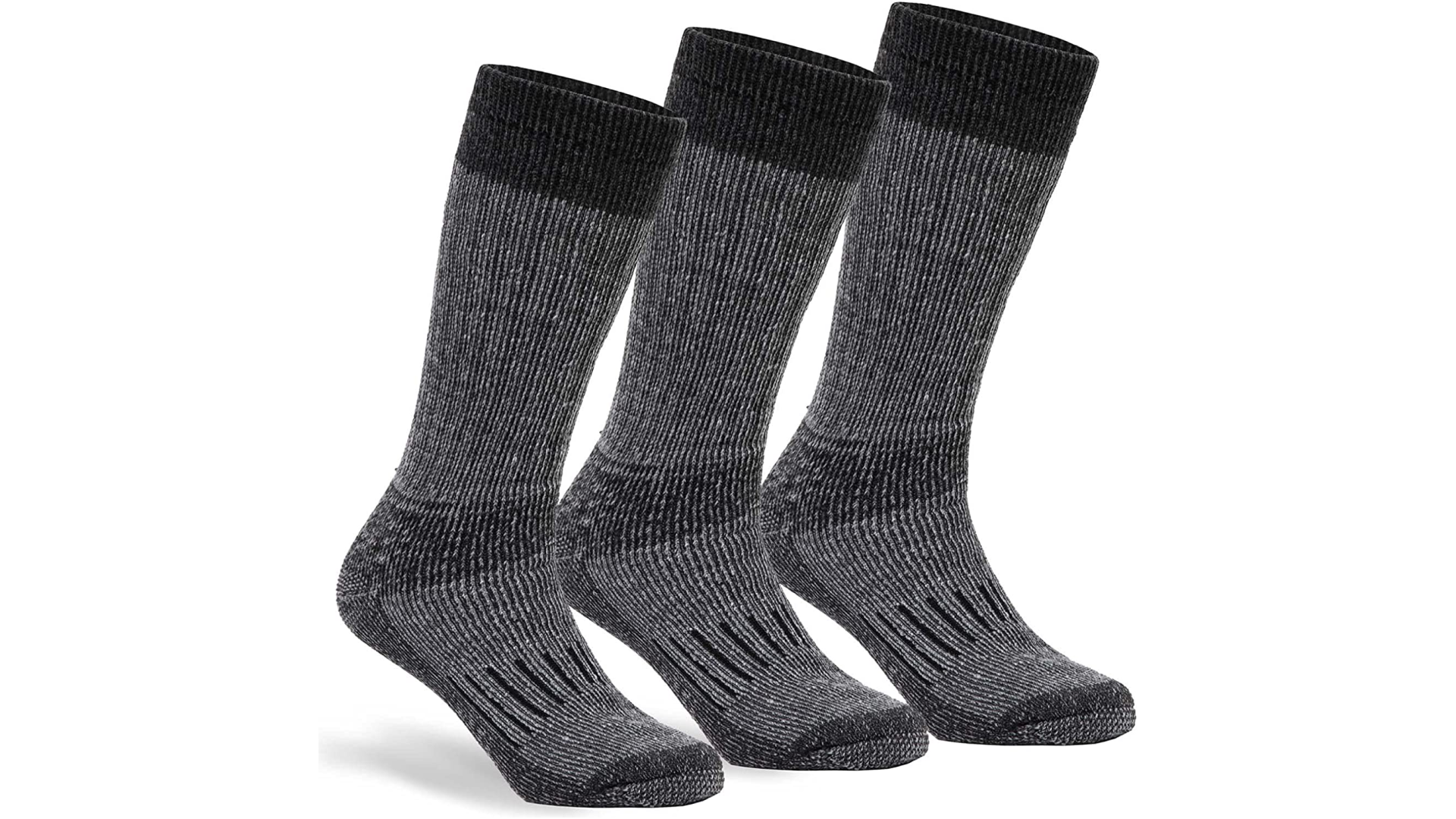 Grey Thermal Wool Socks 
