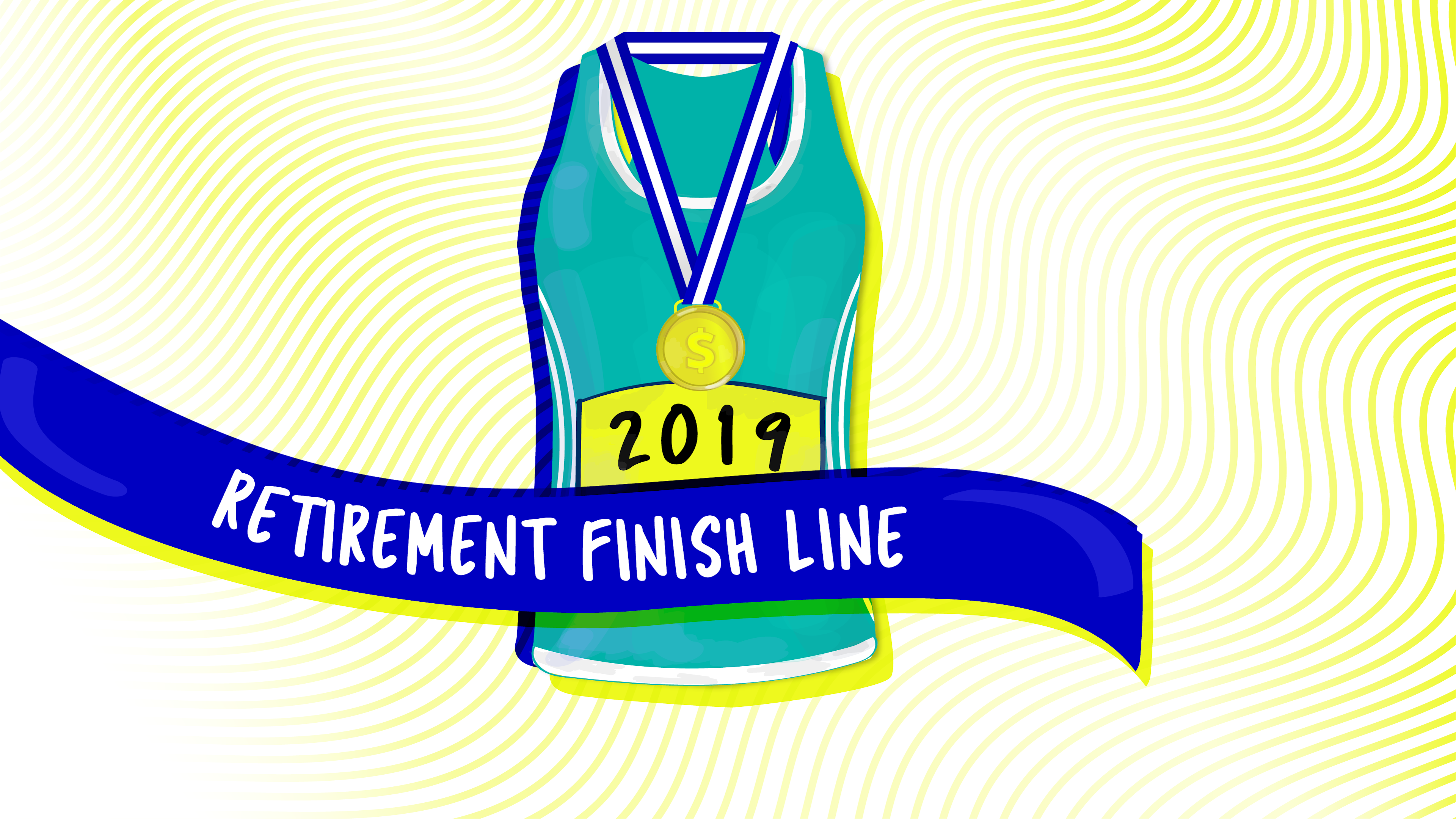 The Gender Retirement Gap, Explained_Face the Future Hero Image_medal and marathon for retirement finish line