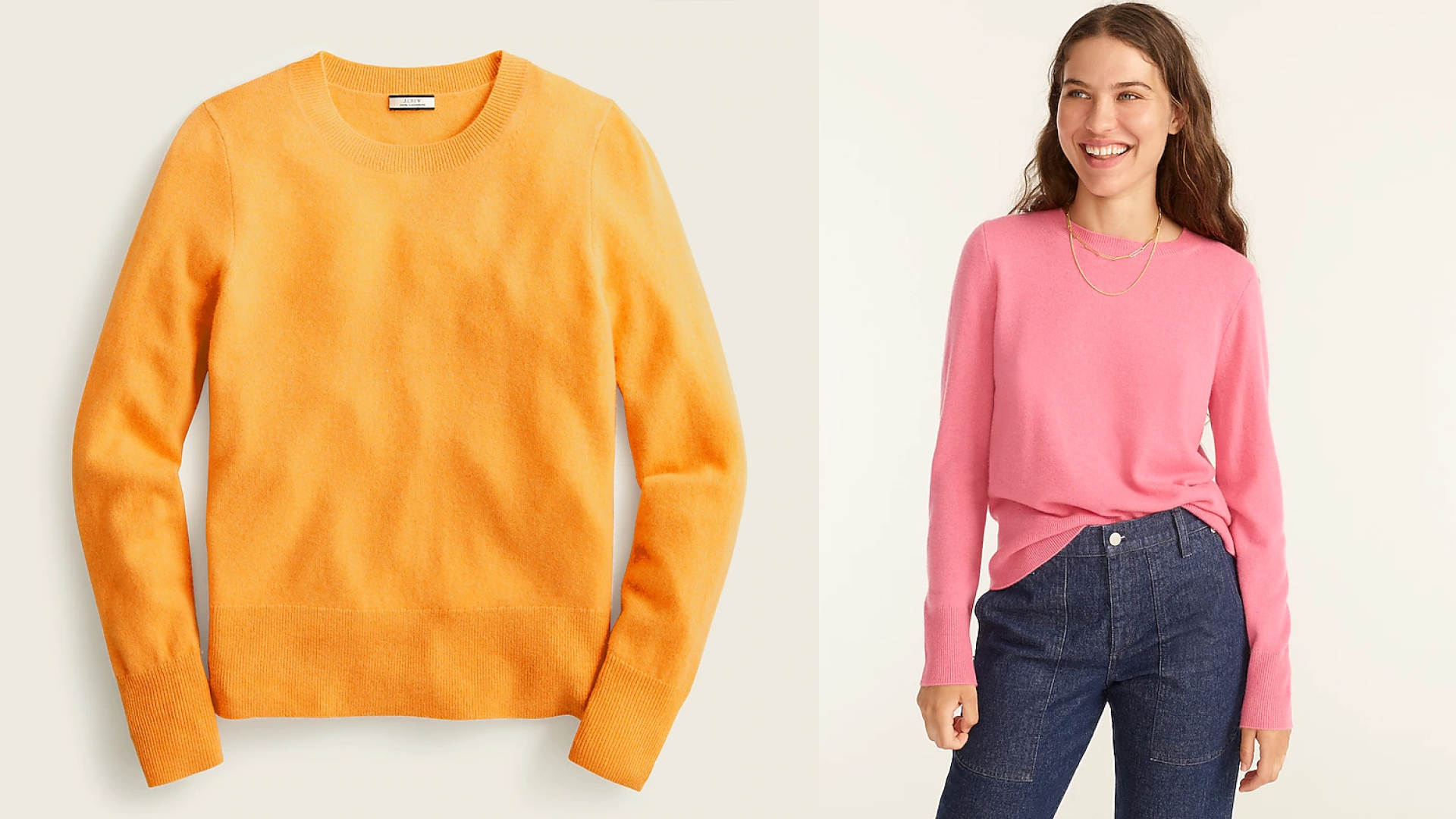A sustainably made cashmere sweater