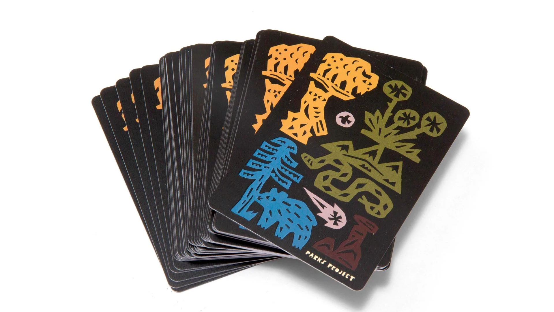 national park-themed playing cards