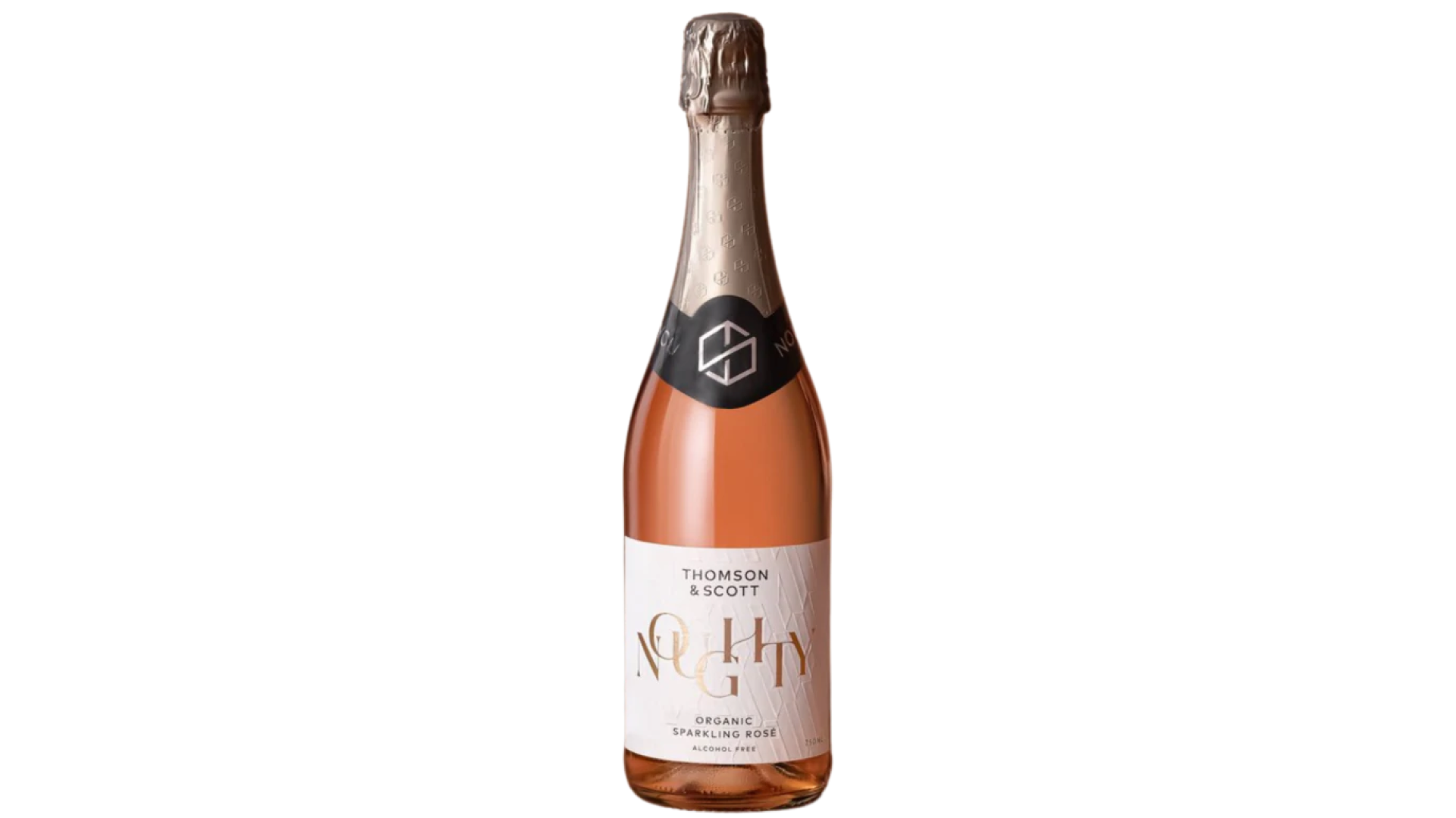 A bottle of Thomson & Scott sparkling rosé