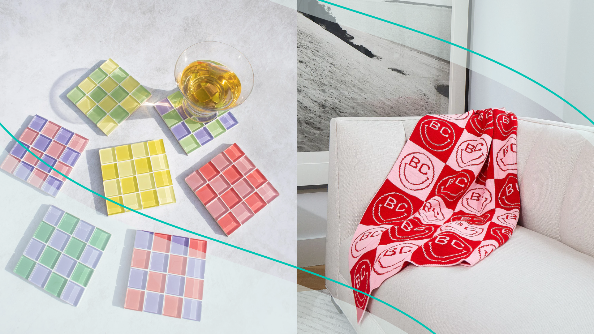 Housewarming gifts etsy tiles and customizable blanket