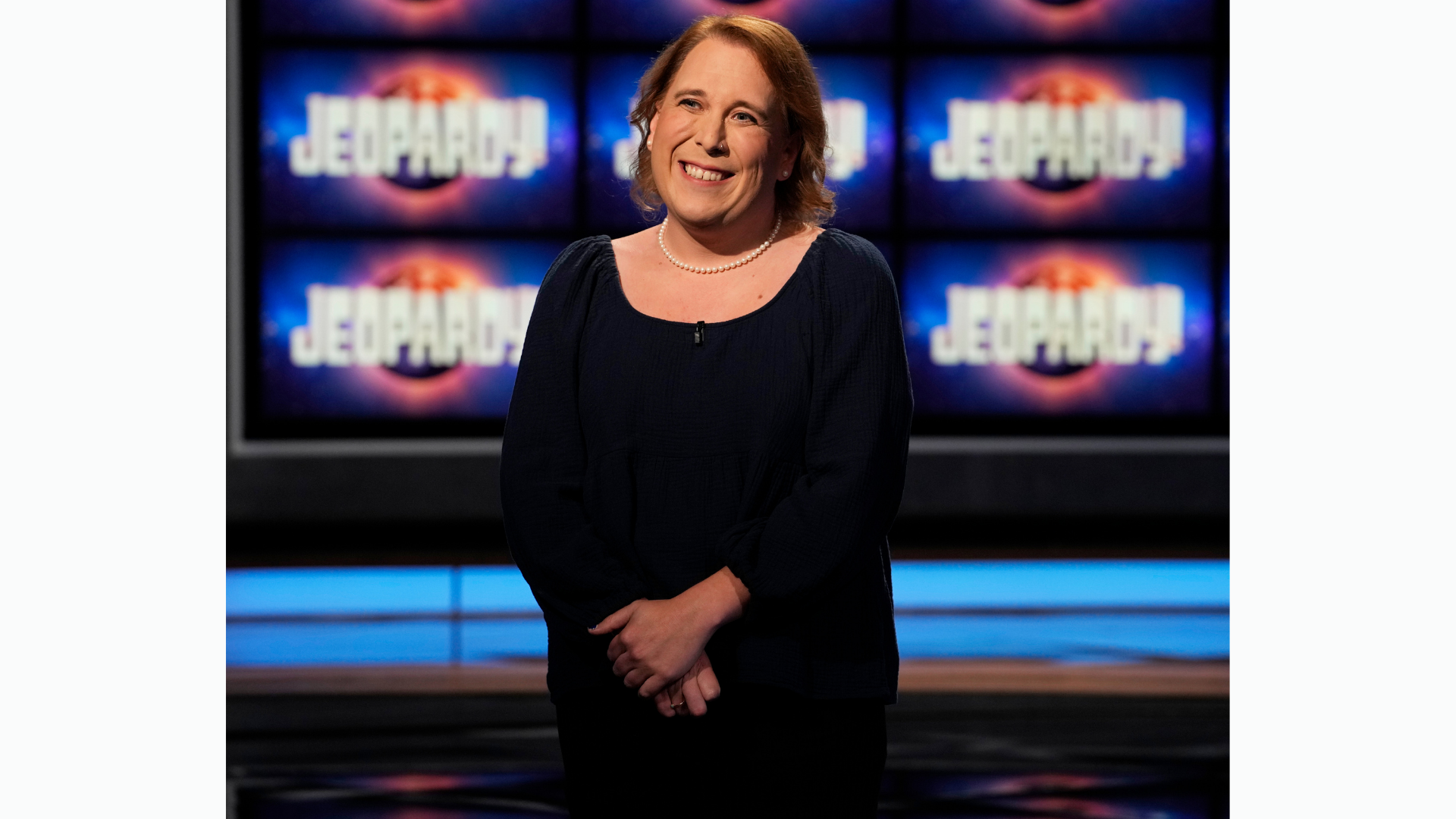 Amy Schneider on Jeopardy. 