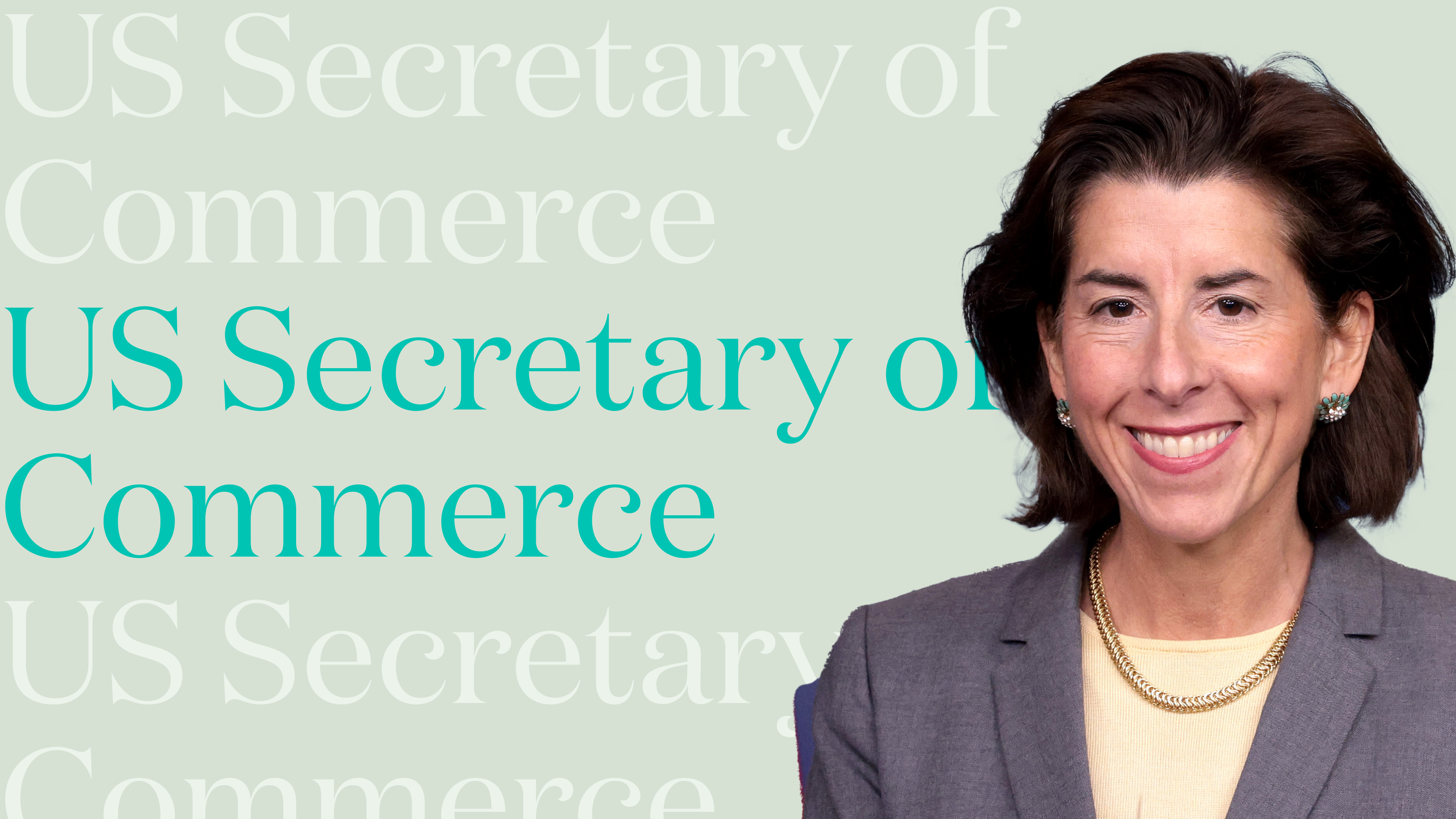 US Secretary of Commerce Gina Raimondo 