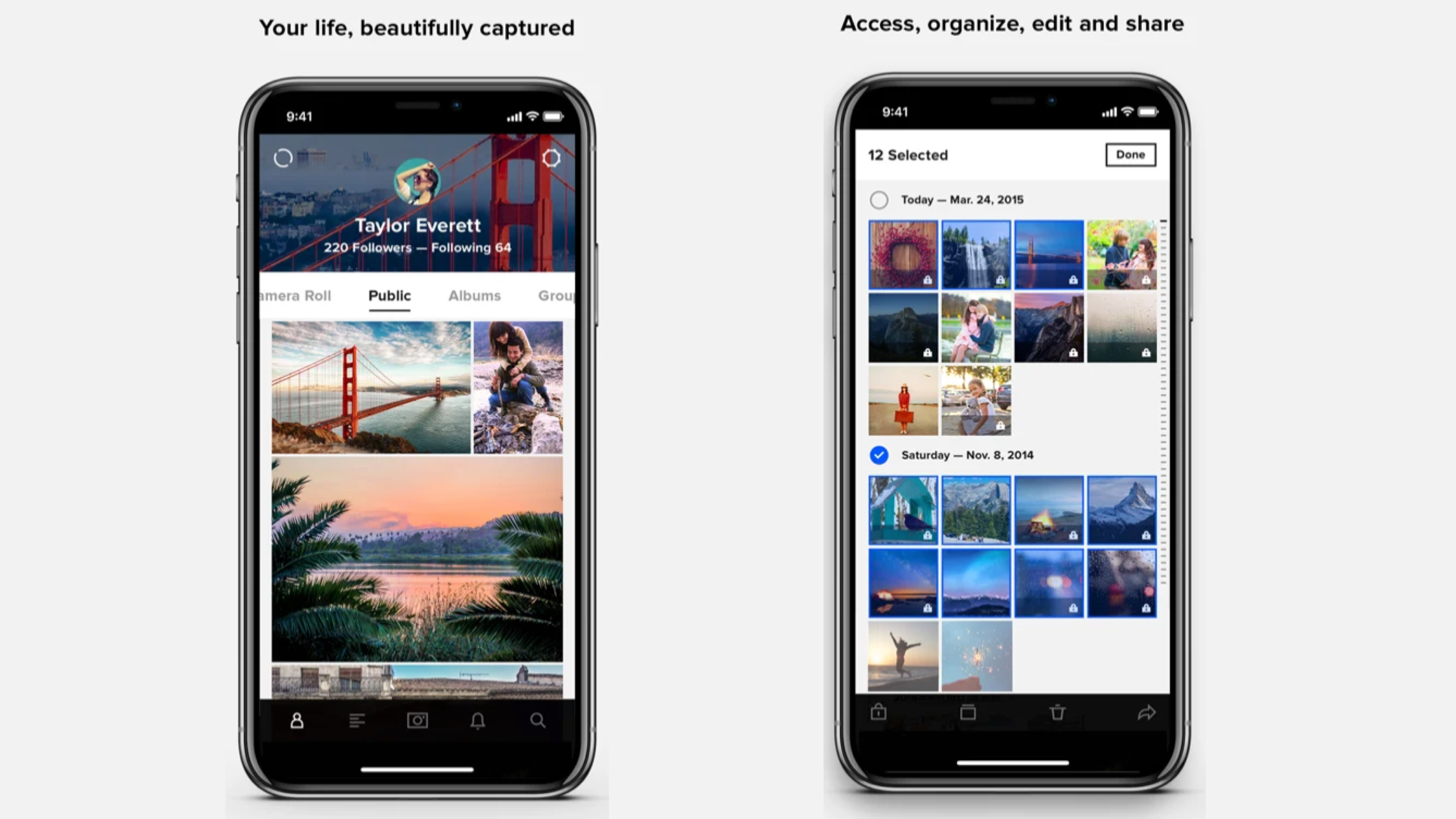 flickr photo storage app for your phone