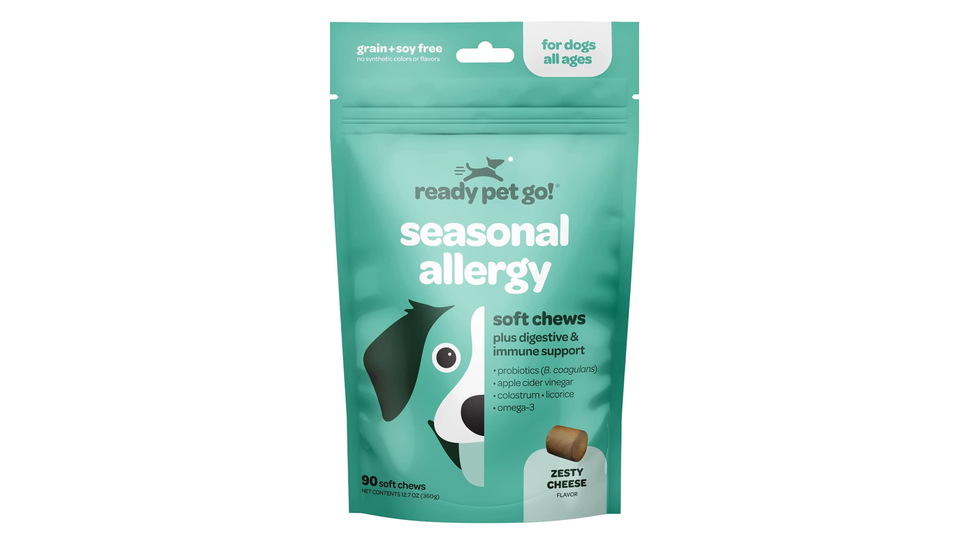 Container reading Allergy +Immune Chews 