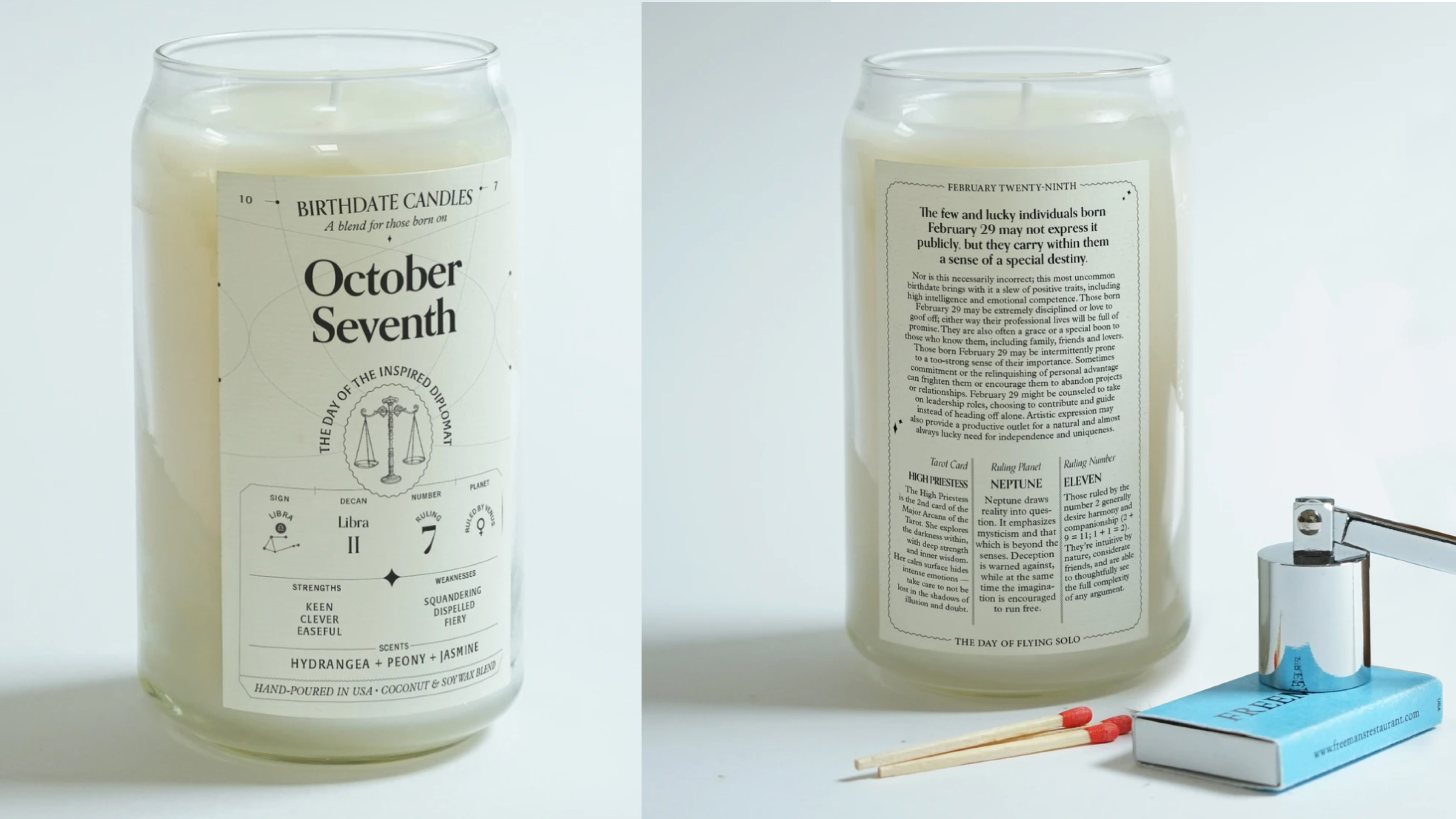 astrology themed candle for birthdays