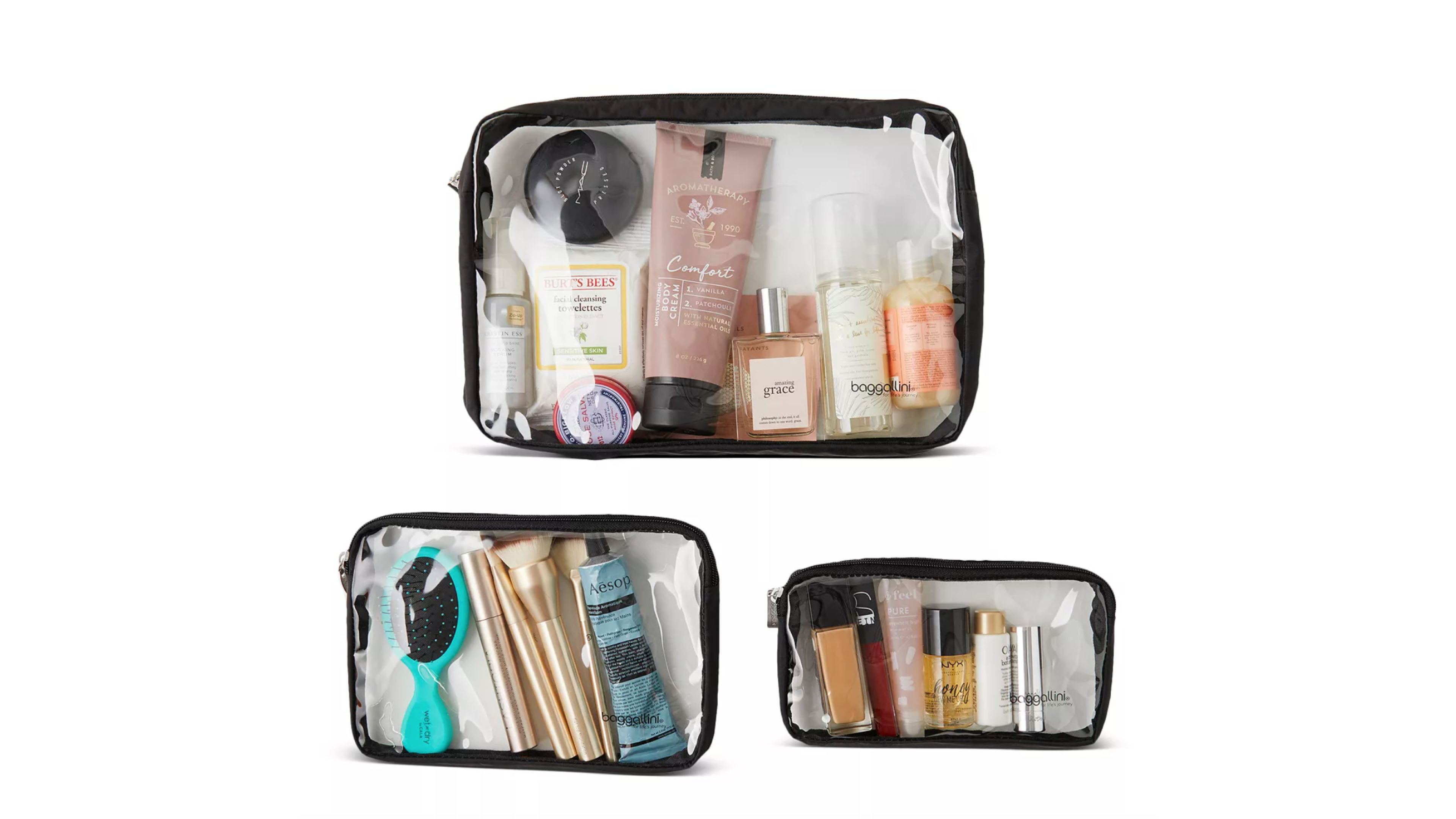 clear pouches that are tsa-friendly for flying