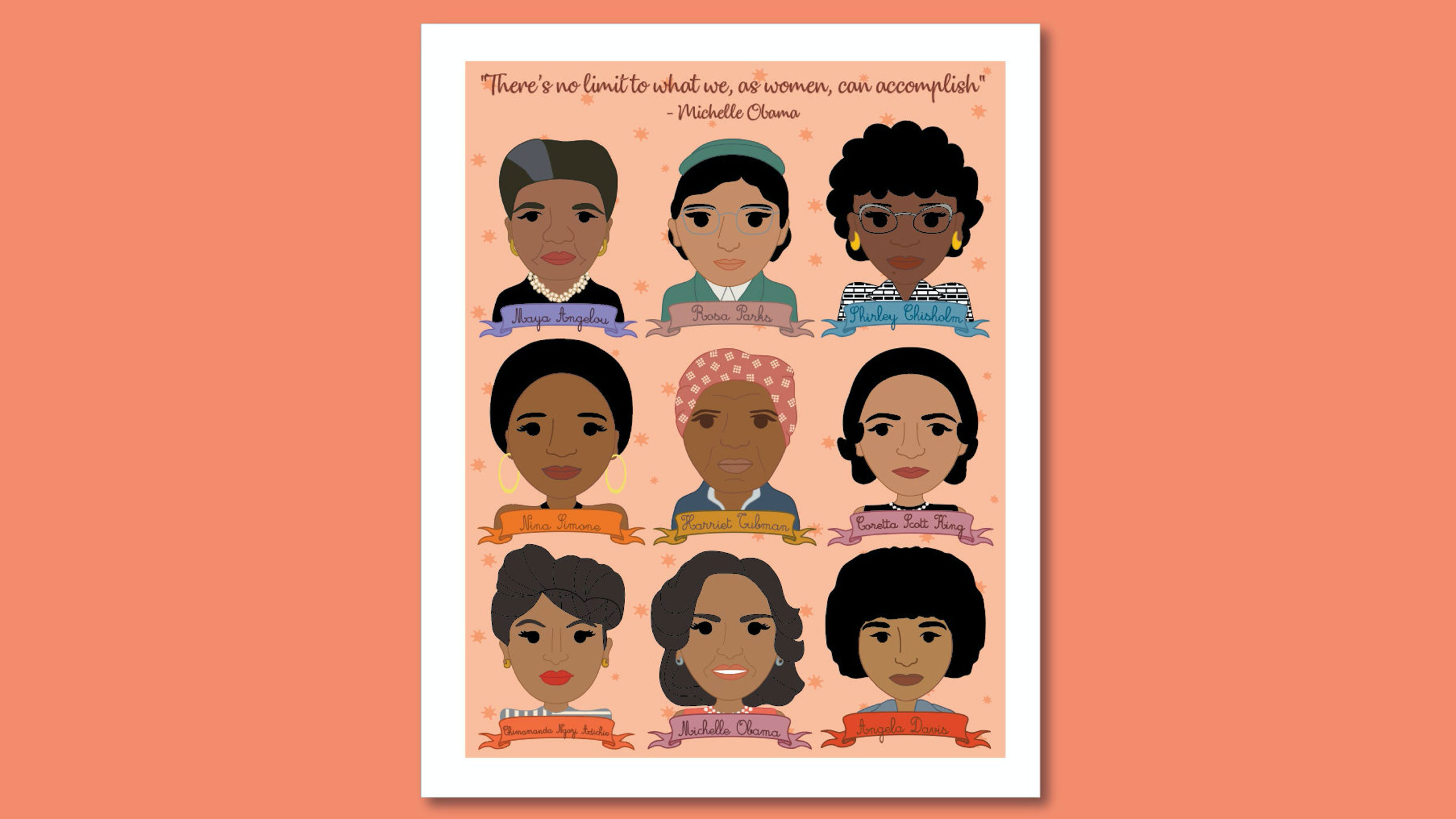 print of famous Black women in history