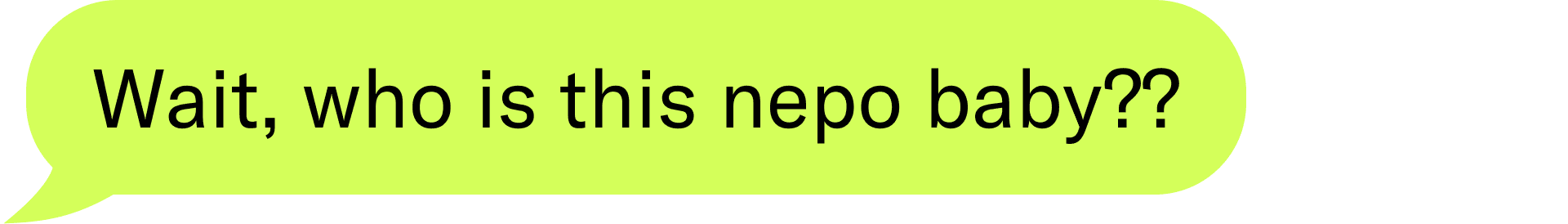 Wait, who is this nepo baby?
